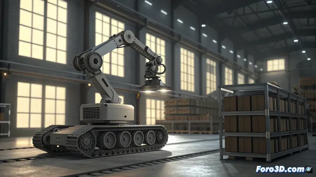 El robot Mantis de Robotnik integra movilidad y manipulación