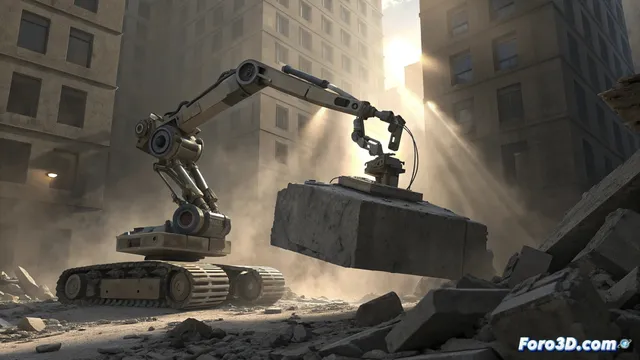 El robot RoMan del Ejército de EE.UU. manipula objetos en entornos complejos