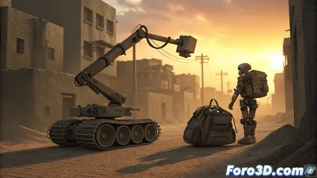 El robot TALON: un vehículo de orugas para desactivar explosivos