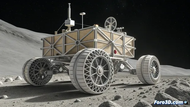 El rover lunar Artemis prueba componentes impresos en 3D