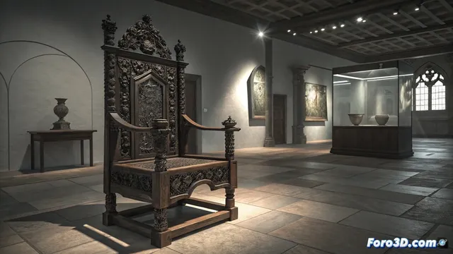 El sillón del diablo se exhibe en el museo de Valladolid