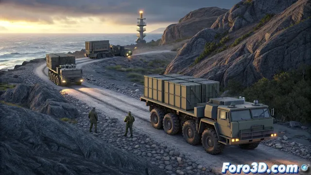 Modelar el sistema de defensa costera naval strike missile noruego