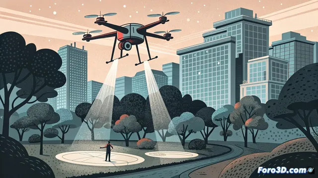 Cómo funciona la autonomía de un dron con visión artificial