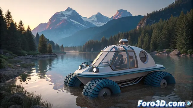 El Z-Triton 2.0: un vehículo anfibio creado con impresión 3D a gran escala