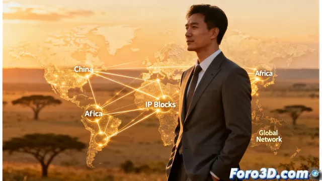 Emprendedor chino alquila direcciones IP africanas para uso internacional