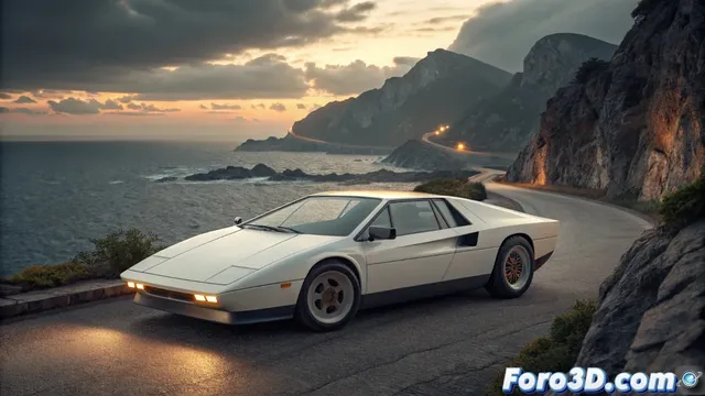 Encor reinterpreta el Lotus Esprit con un deportivo retro moderno