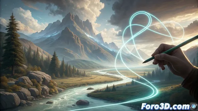 Estudio de ritmos visuales para guiar la mirada en la composición