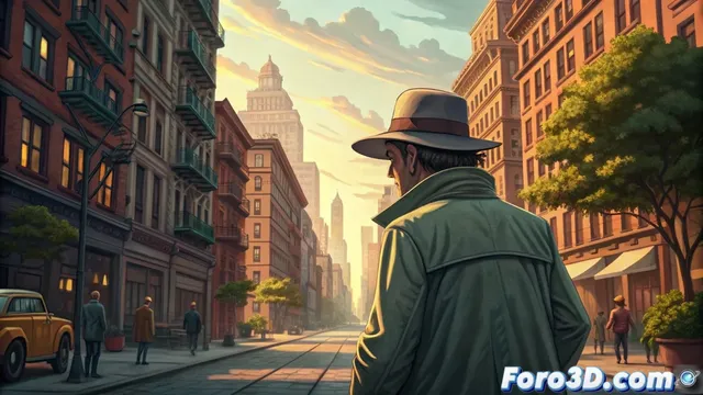 Tangentes visuales en ilustración 2D