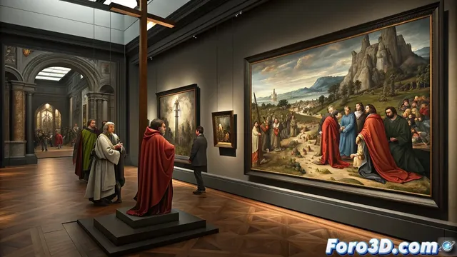Exposición de El Calvario de Rogier van der Weyden en la Galería de las Colecciones Reales