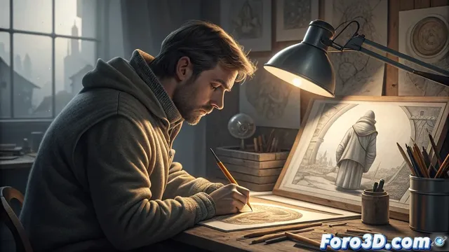 Descripción verbal como técnica creativa en ilustración 2d