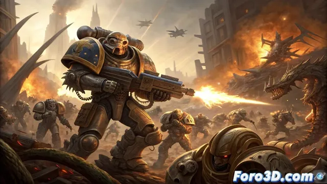 Explorando las batallas masivas en Warhammer 40,000: Space Marine 2