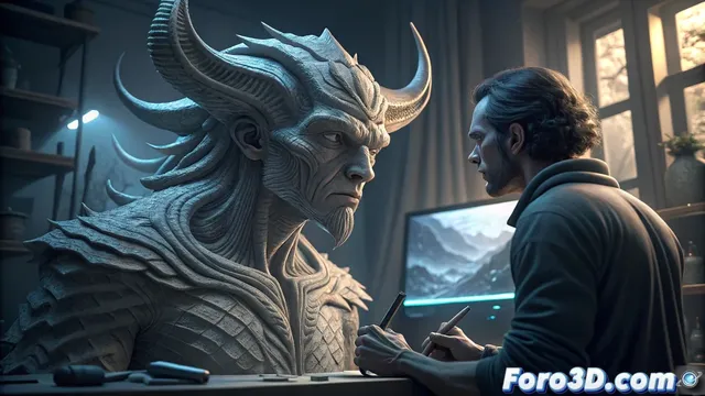 Vector displacement meshes: revolucionando el brushing en escultura digital