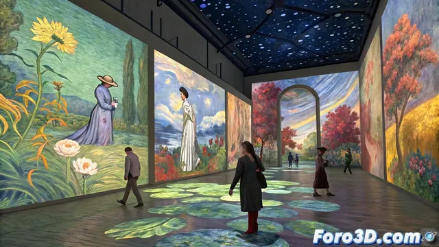Exposición en Madrid fusiona arte clásico con realidad virtual inmersiva