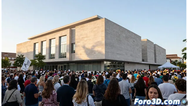 Miles de personas despiden a Robe Iniesta en su ciudad natal