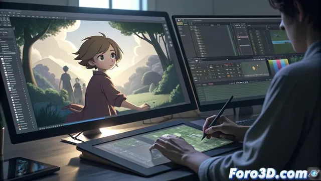 Flujo de trabajo de animación por capas con Openshot y Kdenlive