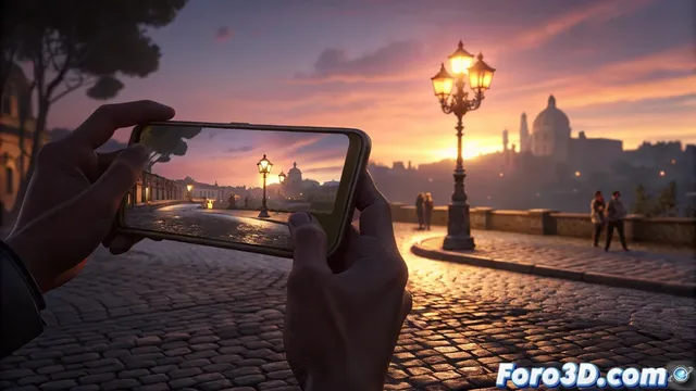 Composición por capas en fotografía móvil para crear profundidad