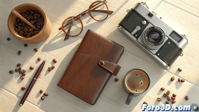 Fotografía cenital o flat lay para mostrar objetos desde arriba