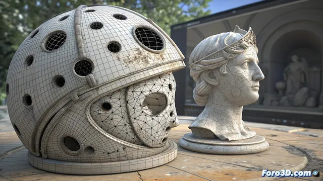 Geomagic Wrap y Mesh Doctor reparan mallas 3D