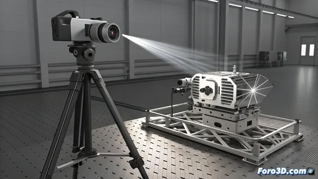 Cómo funciona el sistema GOM ATOS para escanear en 3D