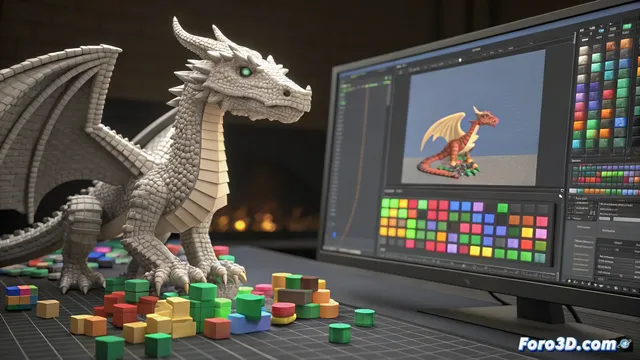 Goxel: un editor de voxeles para crear modelos 3D