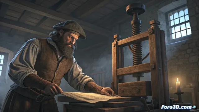 Gutenberg y la imprenta que reescribe la memoria