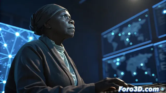 Harriet Tubman opera un ferrocarril subterráneo digital