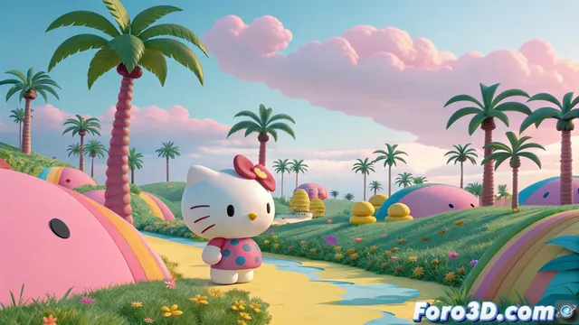Hello Kitty y el universo visual en Unity con técnica cel-shaded