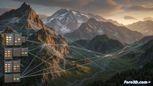 Houdini sop: el contexto nodal para modelar y deformar geometrías