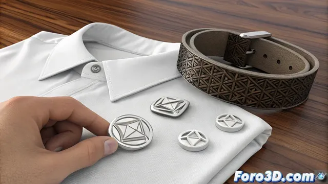 Personalizar ropa con accesorios impresos en 3d