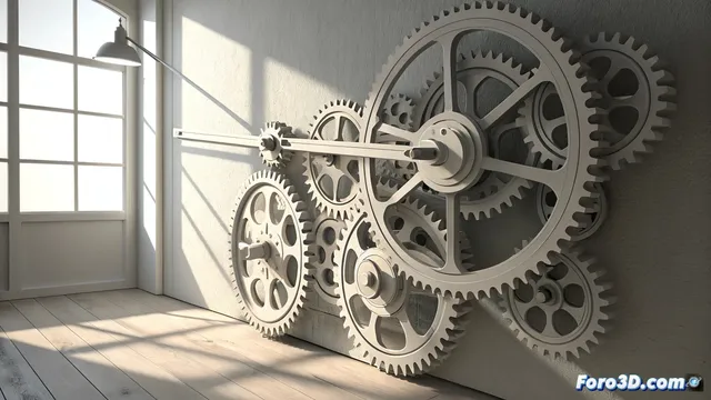 Imprimir arte cinético para la pared con una impresora 3D