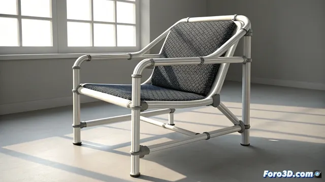 Construir muebles ultraligeros con aluminio e impresión 3D