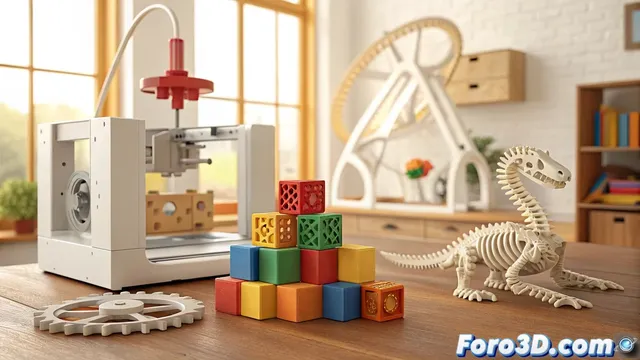 Imprimir juguetes educativos modulares con una impresora 3D