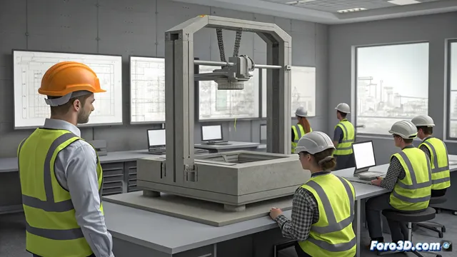 Inacap y Acciona integran impresión 3D con hormigón en la formación técnica