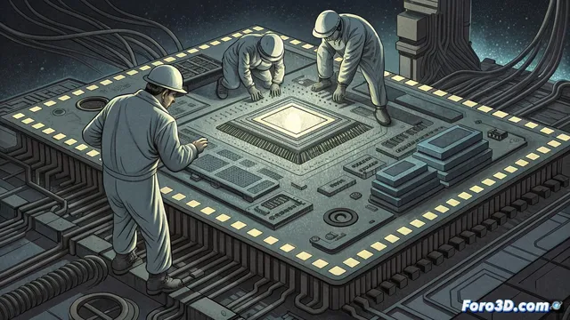 Intel diseña un chiplet enorme con hbm5 para competir en ia