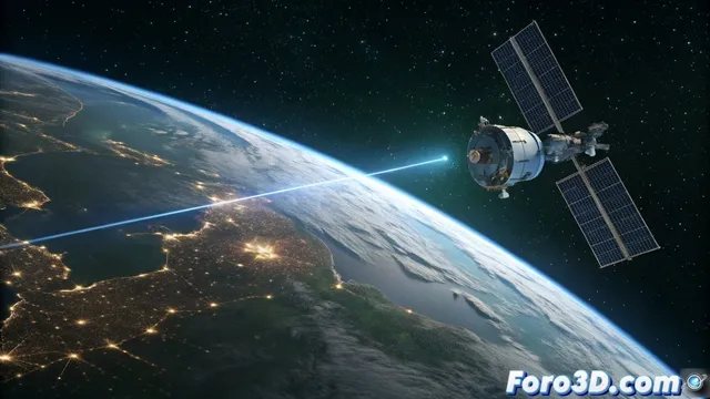 Comunicación láser entre satélites y estaciones terrestres