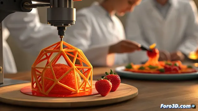 Investigadores italianos fabrican alimentos con impresión 3D y residuos vegetales