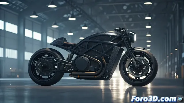 La motocicleta eléctrica Arc Vector y su revolucionario diseño en fibra de carbono