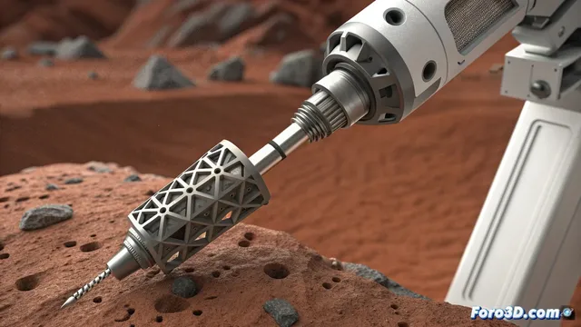 La broca del rover Rosalind Franklin se fabrica con impresión 3D en metal