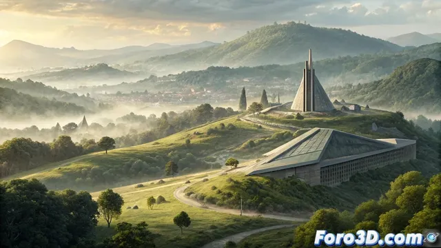 El Bosque De Piedra Incompleto En Santiago De Compostela