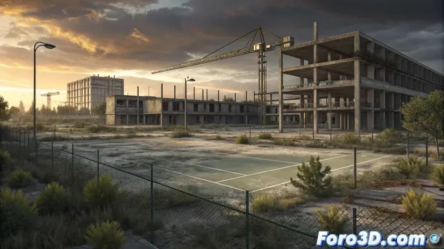 La ciudad de la raqueta: un complejo deportivo abandonado en Madrid