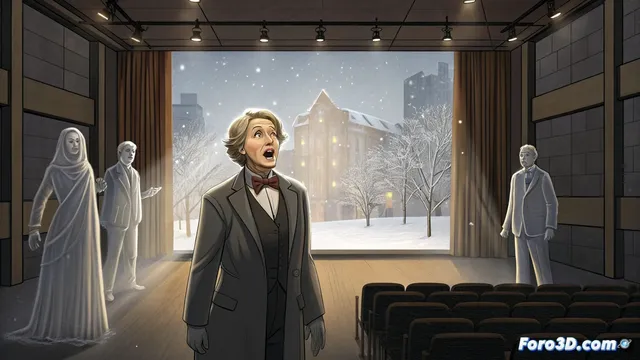 La compañía Gato Negro estrena Los fantasmas de la señora Scrooge