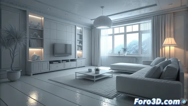 La esterilidad excesiva en el diseño de interiores 3d y su impacto emocional