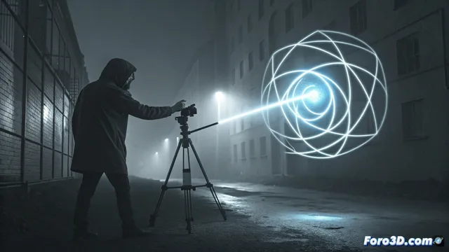 Fotografía con gráficos de luz: dibujar en la oscuridad