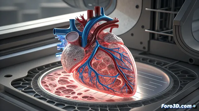 La bioimpresión 3D crea tejidos con redes vasculares funcionales