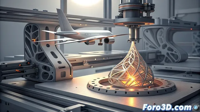 La impresión 3D de metal fabrica componentes para trenes de aterrizaje