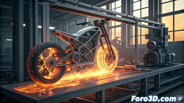 La fabricación aditiva en metal revoluciona el diseño de motos eléctricas de competición