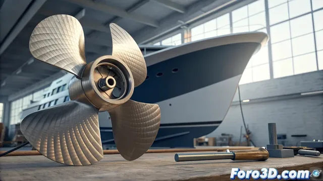 La impresión 3D de metales fabrica hélices navales personalizadas