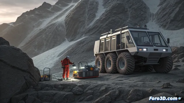 La impresión 3D fabrica piezas para el vehículo de rescate Sherp