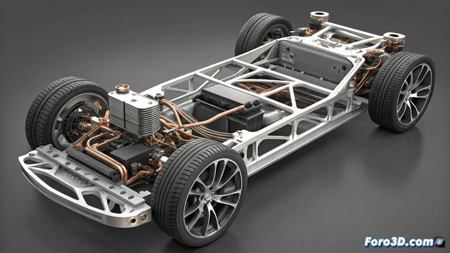 La impresión 3D optimiza el tren de potencia del Rimac Nevera