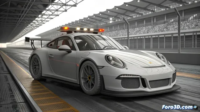 La impresión 3D personaliza el coche de seguridad del Porsche Supercup
